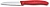 Нож кухонный Victorinox Swiss Classic (6.7431.C1) стальной универсальный для овощей лезв.80мм серрейт. заточка красный
