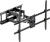 Кронштейн для телевизора Onkron M10 черный 42"-110" макс.100кг настенный поворотно-выдвижной и наклонный - купить недорого с доставкой в интернет-магазине