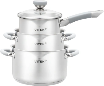 Набор посуды Vitek Вкус жизни VT-SS1216 6 предметов - купить недорого с доставкой в интернет-магазине