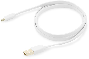 Кабель Buro BHP MICROUSB 1M FLAT USB (m)-micro USB (m) 1м белый плоский - купить недорого с доставкой в интернет-магазине
