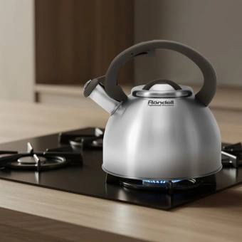 Чайник металлический Rondell Balance RDS-434 3л. стальной - купить недорого с доставкой в интернет-магазине