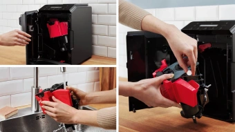 Кофемашина Bosch TIE20504 1300Вт серебристый/черный - купить недорого с доставкой в интернет-магазине
