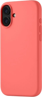 Чехол (клип-кейс) uBear для Apple iPhone 16 Plus Touch with MagSafe коралловый (CS416CR67PTH-I24M) - купить недорого с доставкой в интернет-магазине