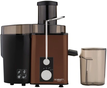 Соковыжималка центробежная Scarlett SC-JE50S57 1000Вт рез.сок.:600мл. коричневый/черный - купить недорого с доставкой в интернет-магазине