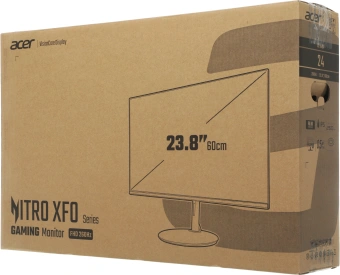 Монитор Acer 23.8" Nitro XF240YW5bmiiphx черный IPS LED 1ms 16:9 HDMI M/M матовая HAS Piv 250cd 178гр/178гр 1920x1080 240Hz FreeSync Premium DP FHD 3.86кг - купить недорого с доставкой в интернет-магазине