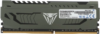 Память DDR4 8GB 3200MHz Patriot PVS48G320C6 Viper Steel RTL Gaming PC4-25600 CL16 DIMM 288-pin 1.35В с радиатором Ret - купить недорого с доставкой в интернет-магазине