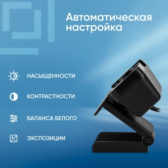Камера Web Оклик OK-C21FH черный 2Mpix (1920x1080) USB2.0 с микрофоном - купить недорого с доставкой в интернет-магазине