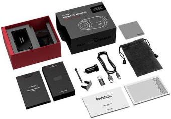 Видеорегистратор Prestigio RoadRunner 480W черный 8Mpix 2160x3840 2160p 140гр. Mstar SSC8629Q - купить недорого с доставкой в интернет-магазине
