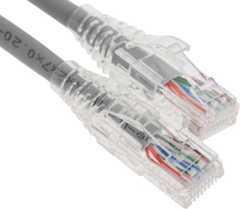 Патч-корд WRline WR-PC-RJ45-UTP-5E-0.3-GY FTP RJ-45 вил.-вилка RJ-45 кат.5E 0.3м серый LSZH (уп.:1шт) - купить недорого с доставкой в интернет-магазине