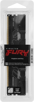 Память DDR5 16GB 6800MHz Kingston KF568R34RB-16 Fury Renegade Pro Black XMP RTL PC5-54400 CL34 DIMM ECC 288-pin 1.4В single rank Ret - купить недорого с доставкой в интернет-магазине
