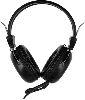 Наушники с микрофоном A4Tech HS-30 черный 2м мониторные оголовье - купить недорого с доставкой в интернет-магазине