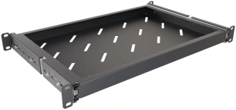 Полка выдвижная NTSS NTSS-MSKB-FS-600-BL 1U нагр.:20кг. 19" 300мм черный (упак.:1шт) - купить недорого с доставкой в интернет-магазине
