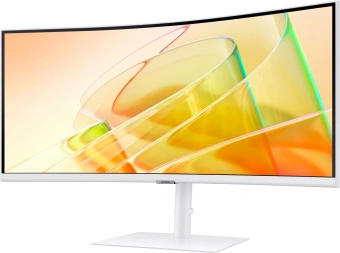 Монитор Samsung 34" ViewFinity S6 S34C650TAUXEN белый VA LED 5ms 21:9 HDMI M/M полуматовая HAS Piv 350cd 178гр/178гр 3440x1440 100Hz FreeSync DP Ultra WQHD USB 8.1кг - купить недорого с доставкой в интернет-магазине
