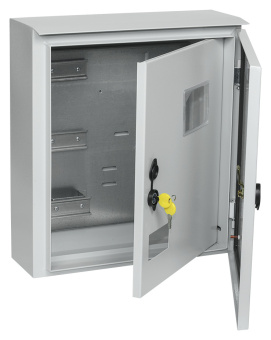 Щит распределительный IEK MKM51-N-09-54 TITAN ЩУ 3/1-1 У1 IP66 навесной 400мм 150мм 445мм 12мод. металл IP66 серый с возможностью установки счетчика (упак.:1шт) - купить недорого с доставкой в интернет-магазине