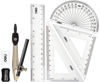 Набор для черчения Deli EG30505 корпус ассорти металл в компл.:8 предметов - купить недорого с доставкой в интернет-магазине