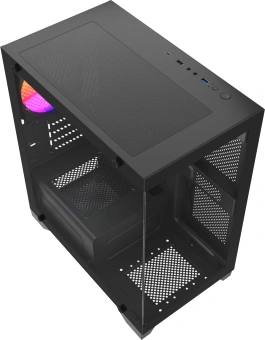Корпус Accord ACC-350-02B черный без БП mATX 7x120mm 1xUSB2.0 1xUSB3.0 audio bott PSU - купить недорого с доставкой в интернет-магазине