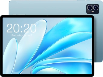 Планшет Teclast M50S T606 (1.6) 8C RAM4Gb ROM128Gb 10.1" IPS 1280x800 Android 14 голубой 13Mpix 5Mpix BT WiFi microSD 256Gb 6000mAh 10hr - купить недорого с доставкой в интернет-магазине