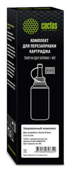 Тонер Cactus CS-RK-106R02773 черный флакон 60гр. (в компл.:чип) для принтера 106R02773 - купить недорого с доставкой в интернет-магазине