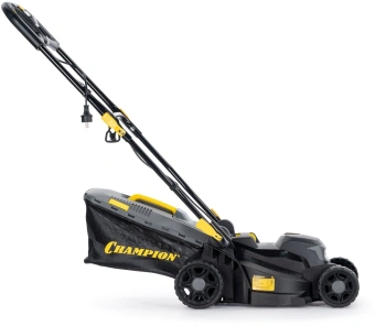 Газонокосилка роторная Champion EM3414 1400Вт - купить недорого с доставкой в интернет-магазине