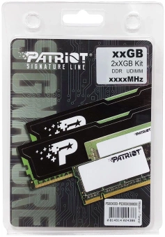 Память DDR4 2x8GB 2666MHz Patriot PSD416G2666K Signature RTL PC4-21300 CL17 DIMM 288-pin 1.2В kit single rank Ret - купить недорого с доставкой в интернет-магазине