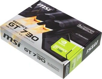 Видеокарта MSI PCI-E 2.0 N730-4GD3V2 NVIDIA GeForce GT 730 4Gb 128bit DDR3 700/1000 DVIx1 HDMIx1 CRTx1 HDCP Ret - купить недорого с доставкой в интернет-магазине