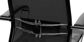 Кресло Метта ErgoLife Set 7 черный сиденье черный сетка с подголов. крестов. металл хром - купить недорого с доставкой в интернет-магазине