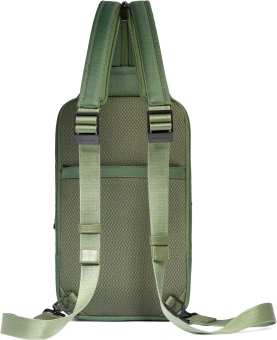 Рюкзак слинг мужской Piquadro Orion CA6625S136/VE хаки ткань/натур.кожа - купить недорого с доставкой в интернет-магазине