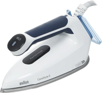 Парогенератор Braun CareStyle 5 IS5245BL 2400Вт синий/белый - купить недорого с доставкой в интернет-магазине