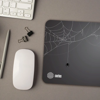 Коврик для мыши Cactus Spider gray 250x200x3мм (CS-MP-D13S) - купить недорого с доставкой в интернет-магазине