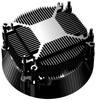 Устройство охлаждения(кулер) ID-Cooling DK-07A Soc-AM5/AM4 серебристый/черный 4-pin 14-26dB Al 125W 400gr Ret - купить недорого с доставкой в интернет-магазине