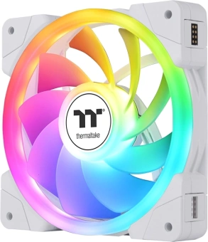 Вентилятор для корпуса Thermaltake Swafan EX12 Reverse ARGB 120х120x25 белый 4-pin 32.5дБ (упак.:3шт) (CL-F169-PL12SW-A) Ret - купить недорого с доставкой в интернет-магазине