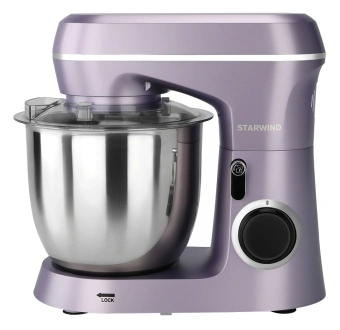 Миксер планетарный Starwind SPM6162 1300Вт лавандовый - купить недорого с доставкой в интернет-магазине