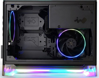 Корпус Inwin CF08A (A1PLUS) черный 650W miniITX 4x120mm 2xUSB3.0 audio - купить недорого с доставкой в интернет-магазине