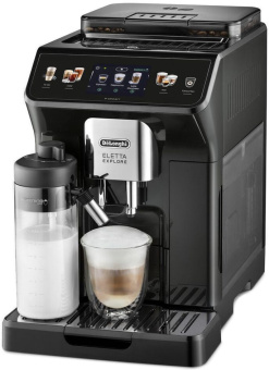 Кофемашина Delonghi Eletta Explore ECAM450.65.G 1450Вт черный - купить недорого с доставкой в интернет-магазине