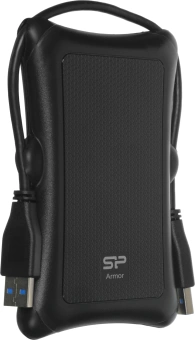 Жесткий диск Silicon Power USB3.0 1TB SP010TBPHDA30S3A Armor A30 2.5" черный - купить недорого с доставкой в интернет-магазине