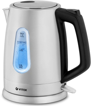 Чайник электрический Vitek VT-7087 1.7л. 2150Вт сталь корпус: нерж.сталь - купить недорого с доставкой в интернет-магазине