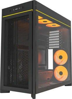 Корпус Montech HS01 Pro черный без БП ATX 5x120mm 2xUSB3.0 1xUSB3.1 audio - купить недорого с доставкой в интернет-магазине