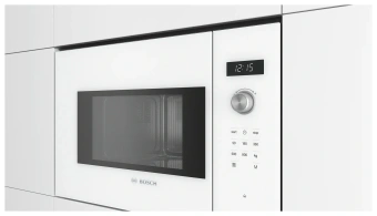 Микроволновая печь Bosch BFL524MW0 20л. 800Вт белый (встраиваемая) - купить недорого с доставкой в интернет-магазине