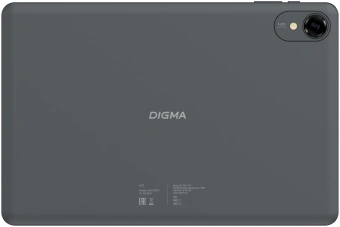 Планшет Digma K10 T606 (1.6) 8C RAM4Gb ROM64Gb 10.1" IPS 1280x800 4G 2Sim Android 14 серый 5Mpix 2Mpix BT WiFi microSD 1Tb 5000mAh - купить недорого с доставкой в интернет-магазине