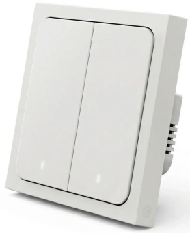 Умный выключатель Yandex YNDX-00532 2-хкл. универсальный белый - купить недорого с доставкой в интернет-магазине