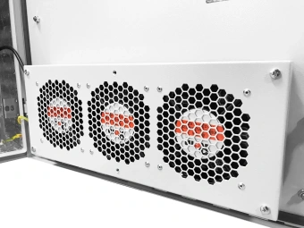 Шкаф коммутационный ЦМО (ШТВ-Н-12.6.3-4ААА-Т1) настенный 12U 620x330мм пер.дв.металл несъемн.бок.пан. 150кг серый 220мм сталь нержавеющая уличный с вентилятором с нагревателем 150Вт - купить недорого с доставкой в интернет-магазине