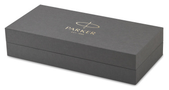 Ручка роллер Parker Sonnet Core T526 (CW1931511) Stainless Steel CT M черн. черн. подар.кор. сменный стержень 1стерж. кругл. 1цв. - купить недорого с доставкой в интернет-магазине