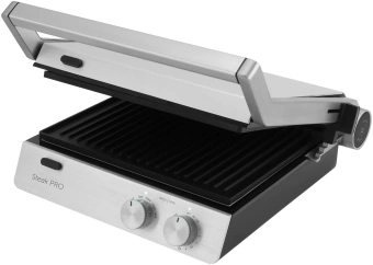 Электрогриль Polaris PGP 2803 2000Вт серебристый - купить недорого с доставкой в интернет-магазине