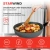 Сковорода Starwind Chef Induction SW-CHI4024GR круглая 24см покрытие: Pfluon ручка несъемная (без крышки) серый - купить недорого с доставкой в интернет-магазине