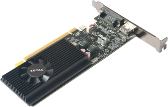 Видеокарта Zotac PCI-E 3.0 1030 2GB LP GDDR5 NVIDIA GeForce GT 1030 2Gb 64bit GDDR5 1227/6000 HDMIx1 HDCP Ret low profile - купить недорого с доставкой в интернет-магазине