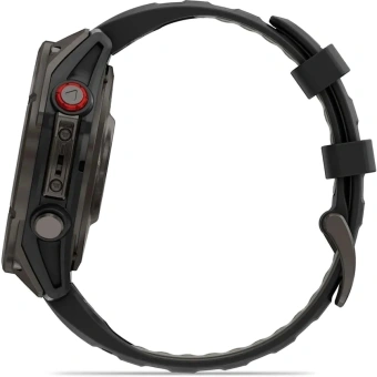 Смарт-часы Garmin Fenix 8 Pro 1.4" AMOLED корп.серый рем.черный (010-03198-01) - купить недорого с доставкой в интернет-магазине
