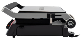 Электрогриль Hyundai HYG-5047 2200Вт серебристый/черный - купить недорого с доставкой в интернет-магазине