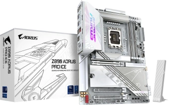 Материнская плата Gigabyte Z890 AORUS PRO ICE Soc-1851 Intel Z890 4xDDR5 ATX AC`97 8ch(7.1) 5Gigabit RAID - купить недорого с доставкой в интернет-магазине