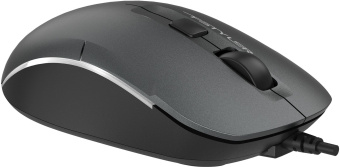 Мышь A4Tech Fstyler FM26S серый/черный оптическая 1600dpi silent USB для ноутбука 4but (FM26S USB (SMOKY GREY)) - купить недорого с доставкой в интернет-магазине