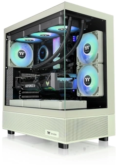 Корпус Thermaltake View 270 TG ARGB зеленый без БП ATX 9x120mm 5x140mm 1x200mm 2xUSB3.0 audio bott PSU - купить недорого с доставкой в интернет-магазине